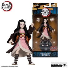 Mcfarlane  Nezuko Kamado (Demon Slayer)  Anime  7" ACTION FIGURE  Red Platinum