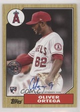 2022 Topps Update 1987 Topps Baseball Auto Oliver Ortega #87BA-OO Auto gy2