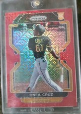 2022 Panini Prizm - Tier II Oneil Cruz #118 Red Mojo Prizm /149 (RC)