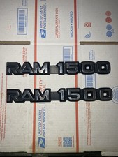 Oem Dodge Ram 1500 Emblem Badge Nameplate Set Pair Chrome 1994-2001 Truck Oem Dodge Ram 1500 Emblem Badge Nameplate Set Pair Chrome 1994-2001 Truck