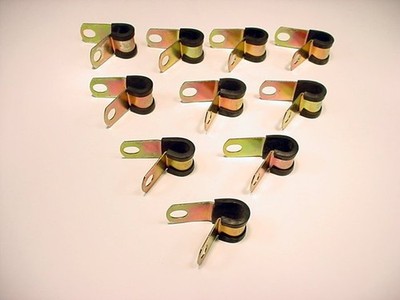 10pk OEM 3/8'' Power Steering Fluid Pipe Clamps for 86-87 Buick C Steering System
