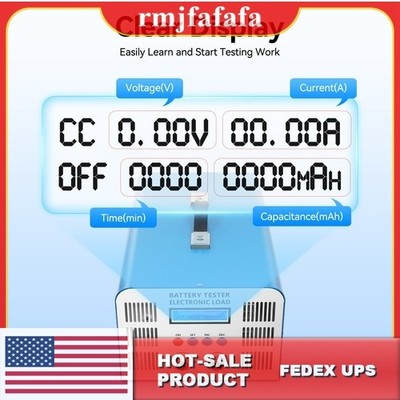 Ebc-a40l High Current Lithium Battery Capacity Tester 200W Charge & Discharge