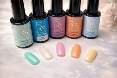 Color Base Set 5 Farben hochpigmentiert Nogtika UV LED