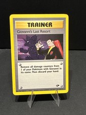 Giovanni's Last Resort 105/132 Gym Challenge Regular on eBay