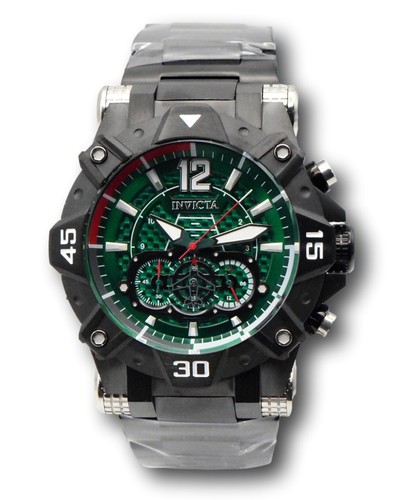 Invicta Aviator Men's 52mm Green Carbon Fiber Dial Chronograph Watch 40487 - Picture 12 of 19