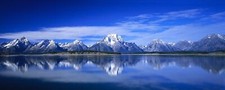Landscape nature lake sky grand teton national park Custom Gaming Mat Desk
