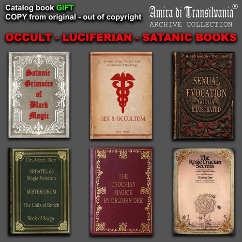 Antique Book Magic Occult Esoteric Witchcraft Grimoire Masonry Satanic Lucifer 1 - Picture 22 of 24