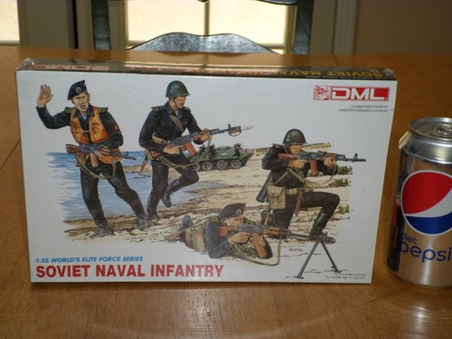 SOVIET NAVAL INFANTRY, Plastic Model Kit, Scale 1:35, Vintage - Picture 6 of 10