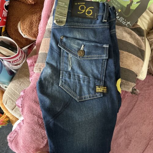 G-Star 96 Ellwood - Jeans reece dritti WMN W27 L32 - Foto 1 di 10