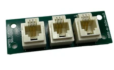 UNITED SORTATION SOLUTIONS 5555-6-3034, 3 PORT CIRCUIT BOARD, REV 3 555563034 🎯