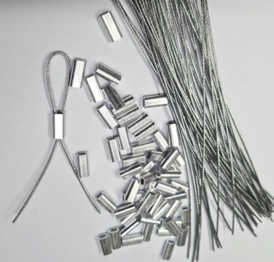 100 x Aluminium Tamper Proof Security Seals & Wire Electric Water Meter Fuse Box