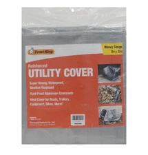 Reinforced Utility Heavy Duty Cover bikes-boats-trailers - A/C Cover 8ft X 10ft