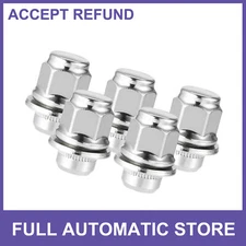 FIVE Wheel Lug Nuts Chorme Plated M12x1.5 Custom for Lexus LS460 Tire Lugnuts