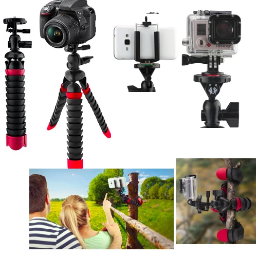 WIRELESS REMOTE CONTROL + 12" WONDER TRIPOD for Canon EOS Rebel T6s T6i T5i T3i - Image 2 of 4