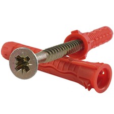 D&uuml;bel &empty; 5 ,6 ,8 , 10 ohne / mit Schraube Nylond&uuml;bel Universald&uuml;bel Allzweckd&uuml;bel