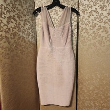 Calvin Klein Blush Pink Ribbed Sheath Dress Size 4