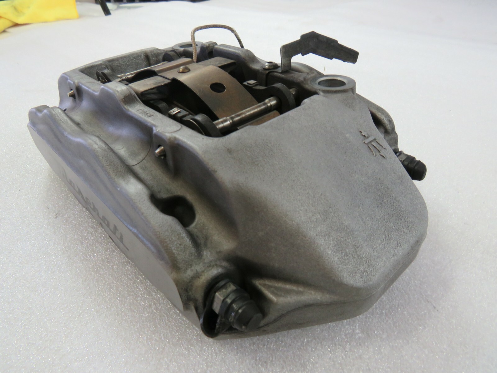 Maserati Ghibli, LH, Left, Front Brake Caliper, Silver, Used, Non-Painted