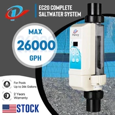 26,400 Gal Pool Salt Water Chlorine Generator for Above Ground Inground Pools