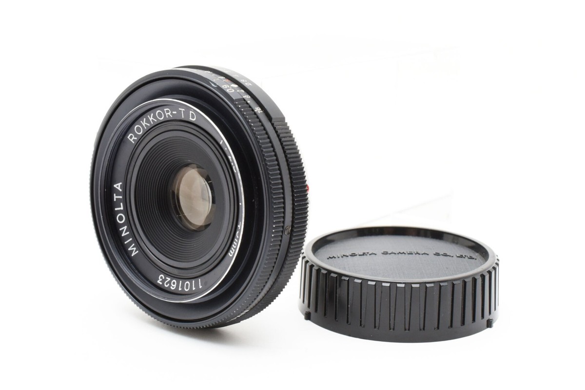 Minolta Rokkor TD 45mm F/2.8 Pancake MF lens 5573 | eBay UK