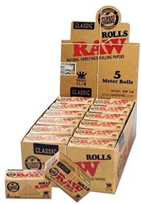 RAW Rolls Classic 5 Meter Rollen 43mm Breit