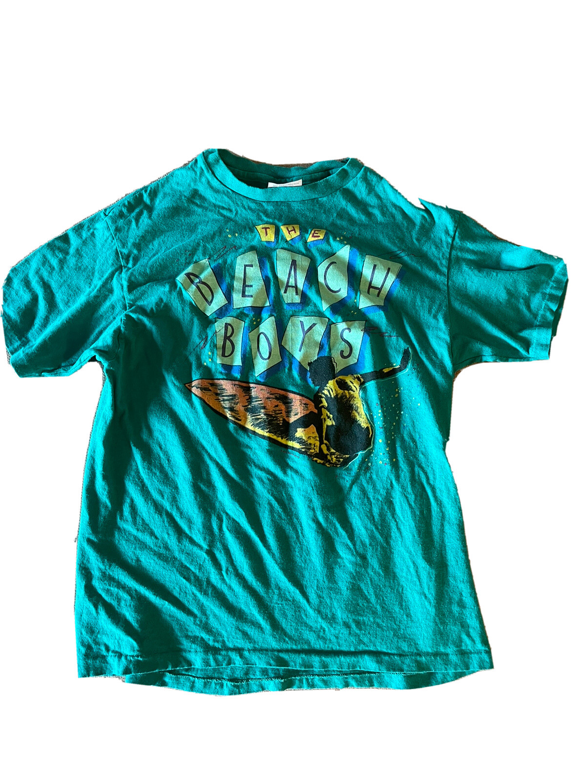 Vintage The Beach Boys Band Tshirt Single Stitch Larg… Gem
