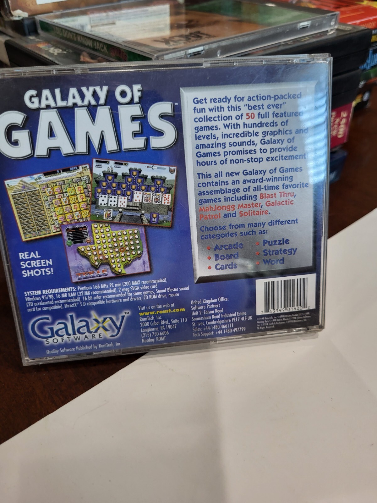 Galaxy of Games Blue Edition (PC) 743999016002 eBay