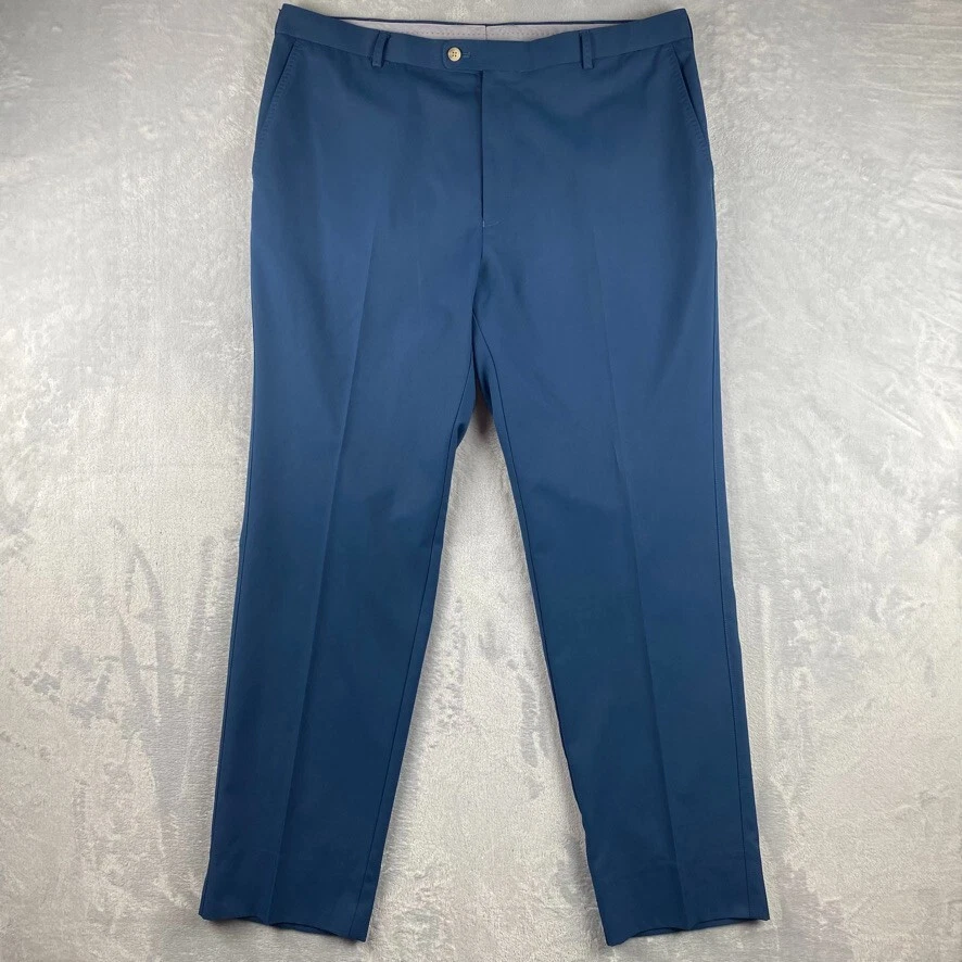 Peter Millar Pants Mens 40x33 Blue Durham Performance Trouser Tech Golf EB78
