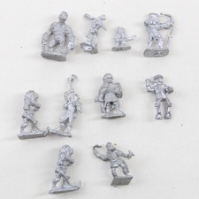 D D Dungeons Dragons Metal Miniatures RPG Grenadier 70's 80's Lot of 10 A35