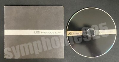 2000 U2 Previous Day Taiwan Ltd 10 Tracks Promo CD Sampler Bono Mega Rare
