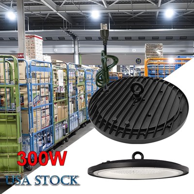 10 Pack UFO High Bay Led Shop Lights 300W Industrial Factory Warehouse Shop GYM