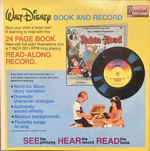Walt Disney Snow White 24 Pg. Book & LP 33 1/3 Record Disneyland VG!!!! - Picture 3 of 5