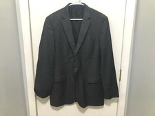 Boss Hugo Boss The Jam Charcoal Gray Wool 2 Button Blazer Jacket Men's SZ 44L