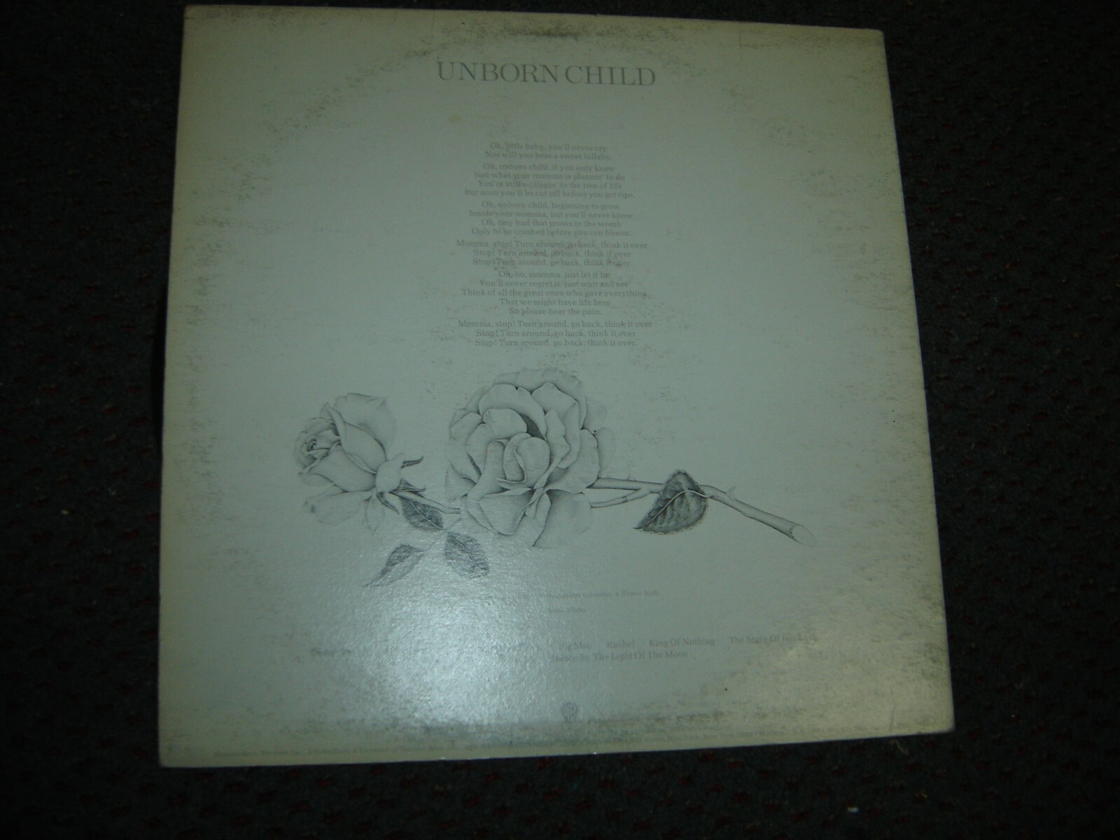 Seals And Crofts Unborn Child 1974 USA Orig. Lyrics VG/VG+ eBay