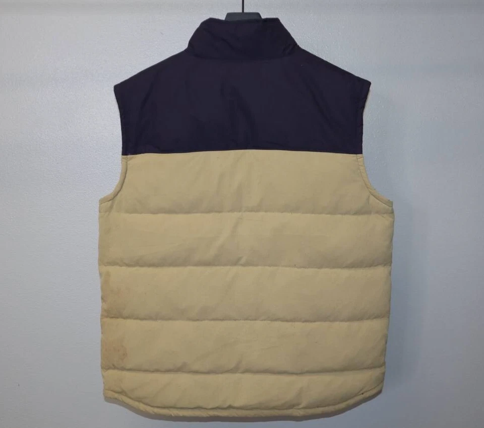 Patagonia Bivy 羽绒背心 XL 棕褐色紫色鹅绒双色户外保暖 — 第 2/4 张图片