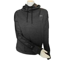 Under Armour Featherweight Fleece Funnel Neck Sweatshirt Women's S Graphite 60