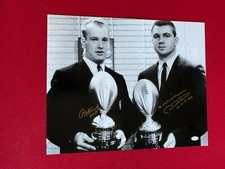 Paul Hornung (MVP) & Mike Ditka (ROY), Autographed (JSA) 16x20 Photo w/ HOF Ins.