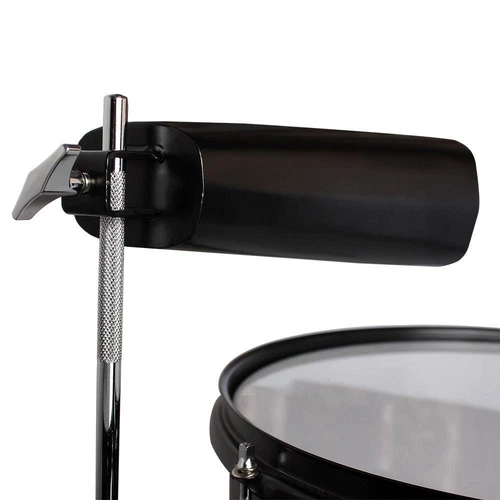 Glarry Percussion 13" 14" Timbales Drum Set with Stand and Cowbell Black Kit US - Picture 4 of 9