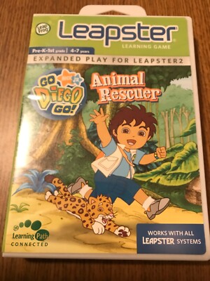 Leap Frog Leapster Pre-K to 1st 4-7 years Animal Rescuer So Diego Go 2007