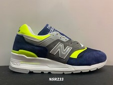 NEW BALANCE 997 MADE IN USA BLUE LIME M997LBL SIZE 5 NEW CASUAL WALKING TRAINING