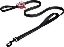 6Ft Heavy Duty Dog Leash with 2 Padded Handles for Large Dogs