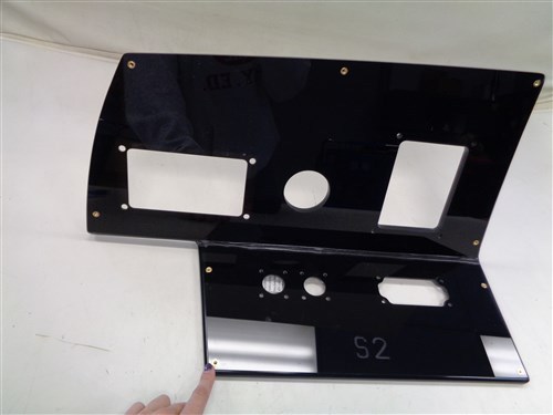 TIARA YACHTS 2994583 STARBOARD DASH PANEL W OUT HELM STATION BLACK ...