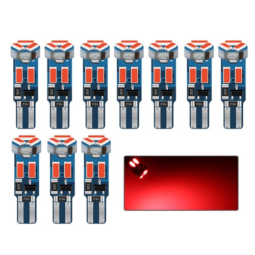 10pcs T5 led Bulb W3W W1.2W 17 37 73 74 LED Lamp Dashboard Instrument Lights - Picture 18 of 22