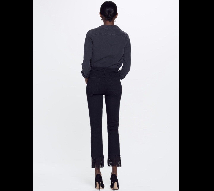 MOTHERTHE RASCAL CROP FRAY強ストレッチ26