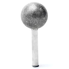 25mm 1" inch Spherical Head Diamond Grinding Bit Grit 150 Round Ball Stone Tools