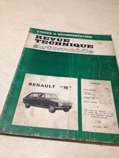 Revue technique Renault R16