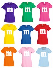 Kinder + Herren + Damen Kostüm Gruppenkostüm Paarkostüm für M&M Fans Karneval 