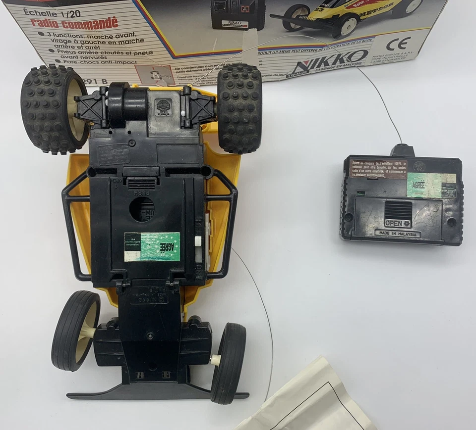 Nikko Meteor Radio Control Scala 1/20 RC Systems Anni 80’ Vintage Radiocomandata - Immagine 4 di 4