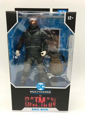 Bruce Wayne Drifter The Batman Movie DC Multiverse McFarlane Action Figur 18 cm