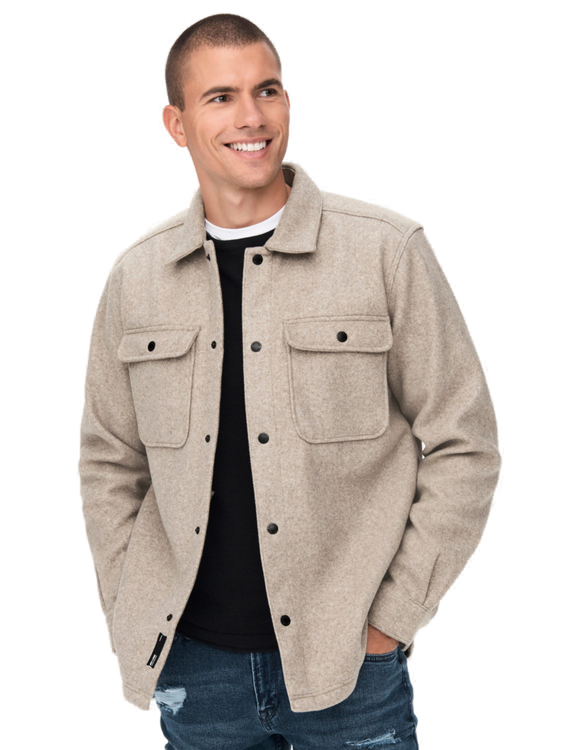 Only - Sons Herren Freizeit с поясом - свободного кроя XS S, M, L, XL, XXL