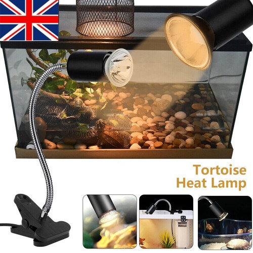 UVA+UVB Reptile Heat Basking Light Bulb Lamp Clip For Turtle Tortoise